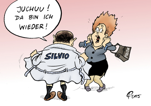 Cartoon: Berlusconi-Freispruch (medium) by Paolo Calleri tagged mailand,italien,medienunternhmer,politiker,silvio,berlusconi,ruby,rubacuore,affaere,gericht,freispruch,justiz,bunga,minderjaehrige,prostitution,karikatur,cartoon,paolo,calleri,mailand,italien,medienunternhmer,politiker,silvio,berlusconi,ruby,rubacuore,affaere,gericht,freispruch,justiz,bunga,minderjaehrige,sex,prostitution,karikatur,cartoon,paolo,calleri