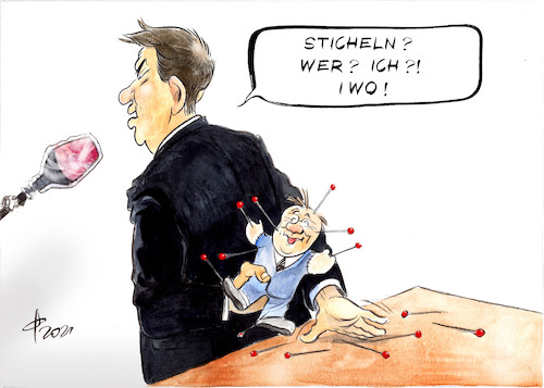 Cartoon: Er kann s nicht lassen (medium) by Paolo Calleri tagged deutschland,bayern,union,cdu,csu,ministerpraesident,armin,laschet,merkus,soeder,bundestagswahl,niederlage,sticheleien,geschlossenheit,parteien,gesellschaft,kanzlerkandidatur,kanzlerkandidat,wirtschaft,arbeit,soziales,finanzen,koaltion,umwelt,karikatur,cartoon,paolo,calleri,deutschland,bayern,union,cdu,csu,ministerpraesident,armin,laschet,merkus,soeder,bundestagswahl,niederlage,sticheleien,geschlossenheit,parteien,gesellschaft,kanzlerkandidatur,kanzlerkandidat,wirtschaft,arbeit,soziales,finanzen,koaltion,umwelt,karikatur,cartoon,paolo,calleri