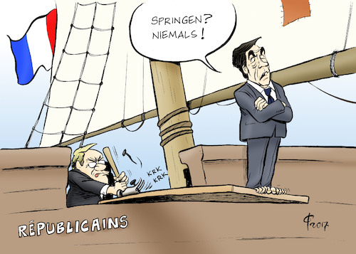 Cartoon: Fillon (medium) by Paolo Calleri tagged frankreich,wahlen,wahlkampf,praesidentschaft,konservative,republicans,kandidat,praesidentschaftskandidat,francois,fillon,scheinbeschaeftigung,ehefrau,gattin,penelope,scheinbeschaeftigungsaffaere,ruecktritt,draengen,weigerung,karikatur,cartoon,paolo,calleri,frankreich,wahlen,wahlkampf,praesidentschaft,konservative,republicans,kandidat,praesidentschaftskandidat,francois,fillon,scheinbeschaeftigung,ehefrau,gattin,penelope,scheinbeschaeftigungsaffaere,ruecktritt,draengen,weigerung,karikatur,cartoon,paolo,calleri