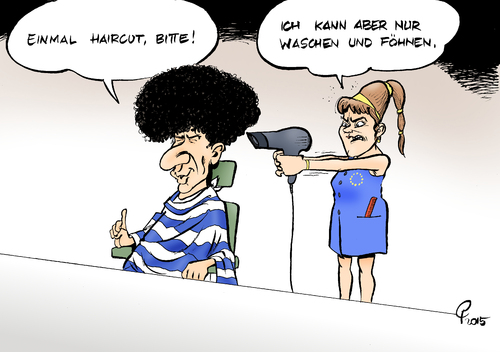 Cartoon: Haircut (medium) by Paolo Calleri tagged eu,griechenland,schuldenkrise,finanzen,wirtschaft,finanzminister,gianis,yanis,varoufakis,schuldenschnitt,haircut,schuldenerlass,schulden,iwf,internationaler,waehrungsfonds,schuldenstreit,staatspleite,grexit,hilfsgelder,karikatur,cartoon,paolo,calleri,eu,griechenland,schuldenkrise,finanzen,wirtschaft,finanzminister,gianis,yanis,varoufakis,schuldenschnitt,haircut,schuldenerlass,schulden,iwf,internationaler,waehrungsfonds,schuldenstreit,staatspleite,grexit,hilfsgelder,karikatur,cartoon,paolo,calleri