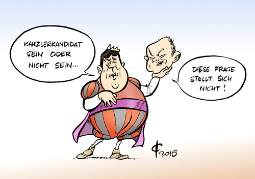 Cartoon: K-Frage (medium) by Paolo Calleri tagged deutschland,hamburg,buergermeister,olaf,scholz,kanzlerkandidatur,spd,parteien,kampf,kandidaten,kandidatur,kanzlerschaft,ablehnung,bewerber,bundestagswahlkampf,wahlen,parteivorsitzender,sigmar,gabriel,karikatur,cartoon,paolo,calleri,deutschland,hamburg,buergermeister,olaf,scholz,kanzlerkandidatur,spd,parteien,kampf,kandidaten,kandidatur,kanzlerschaft,ablehnung,bewerber,bundestagswahlkampf,wahlen,parteivorsitzender,sigmar,gabriel,karikatur,cartoon,paolo,calleri