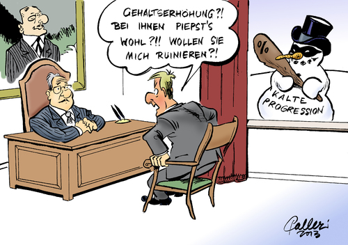 Cartoon: Kalte Progression (medium) by Paolo Calleri tagged calleri,paolo,karikatur,einkommensgruppen,belastung,inflation,gehaltserhoehung,einkommen,steuersystem,bundesfinanzministerium,buerger,steuerzahler,steuererhoehung,progression,kalte,steuern,deutschland,deutschland,steuern,kalte,progression,steuererhoehung,steuerzahler,buerger,bundesfinanzministerium,steuersystem,einkommen,gehaltserhoehung,inflation,belastung,einkommensgruppen,karikatur,paolo,calleri