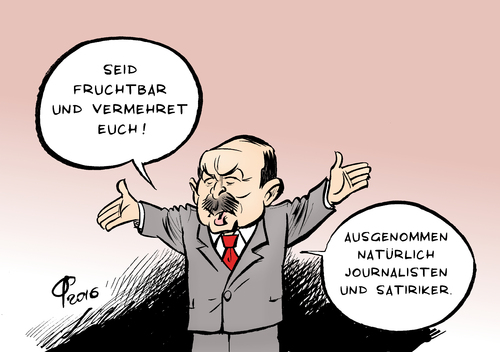 Cartoon: Kinderwunsch (medium) by Paolo Calleri tagged tuerkei,staatspraesident,recep,tayyip,erdogan,verhuetung,frauen,muslime,muslima,kinder,vermehrung,fortpflanzung,journalisten,oppositionelle,satiriker,boehmermann,schmaehgedicht,karikaturisten,karikatur,cartoon,paolo,calleri,tuerkei,staatspraesident,recep,tayyip,erdogan,verhuetung,frauen,muslime,muslima,kinder,vermehrung,fortpflanzung,journalisten,oppositionelle,satiriker,boehmermann,schmaehgedicht,karikaturisten,karikatur,cartoon,paolo,calleri