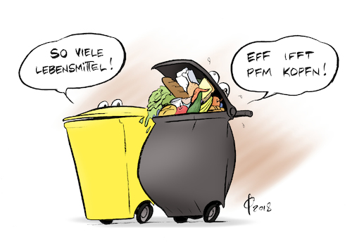 Cartoon: Lebensmittel (medium) by Paolo Calleri tagged deutschland,nahrung,lebensmittel,essen,muell,tonne,restmuell,hunger,armut,reichtum,tonnen,verschwendung,lebensmittelverschwendung,umwelt,umweltorganisation,organisation,wwf,landwirtschaft,karikatur,cartoon,paolo,calleri,deutschland,nahrung,lebensmittel,essen,muell,tonne,restmuell,hunger,armut,reichtum,tonnen,verschwendung,lebensmittelverschwendung,umwelt,umweltorganisation,organisation,wwf,landwirtschaft,karikatur,cartoon,paolo,calleri