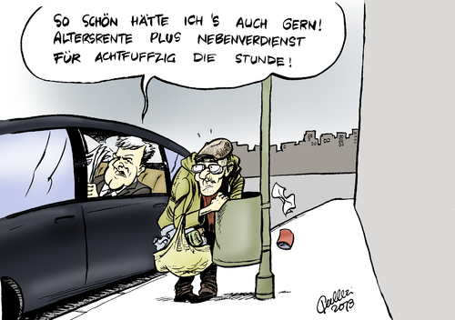 Cartoon: Lebenswirklichkeit (medium) by Paolo Calleri tagged deutschland,große,koalition,groko,cdu,csu,spd,lohn,arbeit,mindestlohn,ausnahmen,konfrontation,koalitionspartner,koalitionsvertrag,rentner,praktikanten,ehrenamtliche,ministerpräsident,bayern,horst,seehofer,karikatur,paolo,calleri,deutschland,große,koalition,groko,cdu,csu,spd,lohn,arbeit,mindestlohn,ausnahmen,konfrontation,koalitionspartner,koalitionsvertrag,rentner,praktikanten,ehrenamtliche,ministerpräsident,bayern,horst,seehofer,karikatur,paolo,calleri