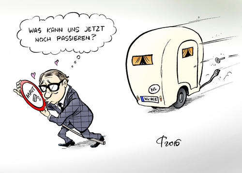 Cartoon: Maut-Klage (medium) by Paolo Calleri tagged eu,deutschland,niederlande,holland,oesterreich,belgien,daenemark,pkw,maut,auslaendermaut,csu,alexander,dobrindt,bundesverkehrsminister,beschluss,klage,europaeischer,gerichtshof,eugh,karikatur,cartoon,paolo,calleri,eu,deutschland,niederlande,holland,oesterreich,belgien,daenemark,pkw,maut,auslaendermaut,csu,alexander,dobrindt,bundesverkehrsminister,beschluss,klage,europaeischer,gerichtshof,eugh,karikatur,cartoon,paolo,calleri