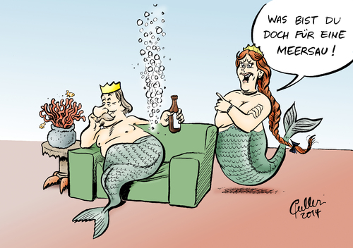 Cartoon: Meersau (medium) by Paolo Calleri tagged meer,ozean,neptun,meeresgott,meerjungfrau,unterwasserwelt,ehe,ehekrise,eheszene,blähungen,streit,zwist,karikatur,cartoon,paolo,calleri,meer,ozean,neptun,meeresgott,meerjungfrau,unterwasserwelt,ehe,ehekrise,eheszene,blähungen,streit,zwist,karikatur,cartoon,paolo,calleri