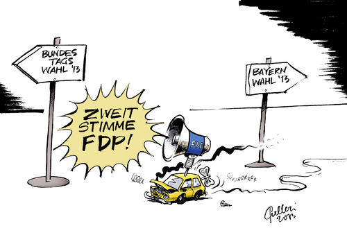 Cartoon: Notruf (medium) by Paolo Calleri tagged landtagswahl,bayernwahl,bundestagswahl,wahlkampf,2013,cdu,csu,fdp,desaster,erststimme,zweitstimmen,fünfprozenthürde,mobilisierung,karikatur,paolo,calleri,landtagswahl,bayernwahl,bundestagswahl,wahlkampf,2013,cdu,csu,fdp,desaster,erststimme,zweitstimmen,fünfprozenthürde,mobilisierung,karikatur,paolo,calleri