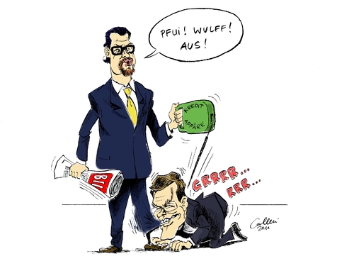 Cartoon: Sonst klapst es! (medium) by Paolo Calleri tagged drohanruf,diekmann,kai,chef,bild,verlag,springer,telefonat,finanzierung,hauskauf,kreditaffäre,privatkredit,kredit,wulff,christian,bundespräsident,bundespräsident,wulff,kredit,privatkredit,kreditaffäre,finanzierung,springer,bild,diekmann