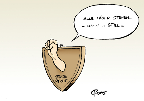 Cartoon: Trophäe (medium) by Paolo Calleri tagged deutschland,arbeitnehmerrechte,streik,streikrecht,grundrecht,tarifeinheitsgesetz,bundesarbeitsministerin,andrea,nahles,spa,groko,gdl,bahnstreik,lokfuehrergewerkschaft,karikatur,cartoon,paolo,calleri,deutschland,arbeitnehmerrechte,streik,streikrecht,grundrecht,tarifeinheitsgesetz,bundesarbeitsministerin,andrea,nahles,spa,groko,gdl,bahnstreik,lokfuehrergewerkschaft,karikatur,cartoon,paolo,calleri