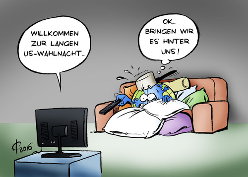 Cartoon: US-Wahlnacht (medium) by Paolo Calleri tagged usa,wahlen,praesidentschaft,praesidentschaftswahlen,republikaner,demokraten,hillary,clinton,donald,trump,wahlkrimi,nacht,karikatur,cartoon,paolo,calleri,usa,wahlen,praesidentschaft,praesidentschaftswahlen,republikaner,demokraten,hillary,clinton,donald,trump,wahlkrimi,nacht,karikatur,cartoon,paolo,calleri