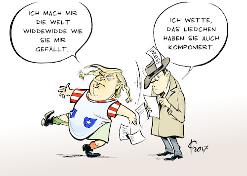 Cartoon: Widdewiddewitt (medium) by Paolo Calleri tagged usa,praesident,donald,trump,medien,presse,schelte,rundumschlag,fake,news,luegen,populismus,realitaet,kritik,karikatur,cartoon,paolo,calleri,usa,praesident,donald,trump,medien,presse,schelte,rundumschlag,fake,news,luegen,populismus,realitaet,kritik,karikatur,cartoon,paolo,calleri