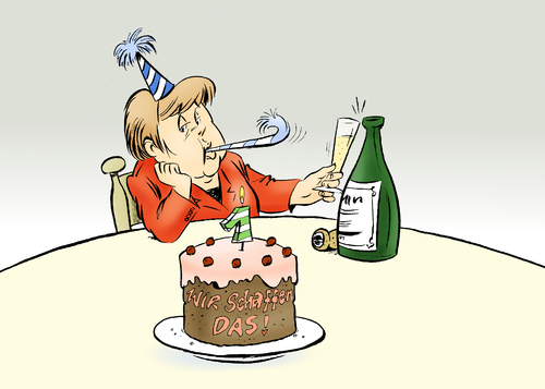 Cartoon: Wir schaffen das (medium) by Paolo Calleri tagged deutschland,bundeskanzlerin,angela,merkel,aussage,fluechtlinge,fluechtlingspolitik,asyl,krieg,konflikte,aufnahme,distanzierungen,koalition,cdu,csu,grenzen,abschottung,zivilgesellschaft,gegner,streit,karikatur,cartoon,paolo,calleri,deutschland,bundeskanzlerin,angela,merkel,aussage,fluechtlinge,fluechtlingspolitik,asyl,krieg,konflikte,aufnahme,distanzierungen,koalition,cdu,csu,grenzen,abschottung,zivilgesellschaft,gegner,streit,karikatur,cartoon,paolo,calleri