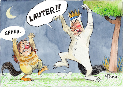 Cartoon: Wo die wilden Kerle für... (medium) by Paolo Calleri tagged deutschland,wahlen,bundestag,bundestagswahlen,parteien,cdu,union,csu,kanzlerkandidat,armin,laschet,parteivorsitzender,ministerpraesident,nrw,umfragen,bayern,markus,soeder,triell,wirtschaft,bildung,arbeit,soziales,digitalisierung,umwelt,klima,klimawandel,klimapolitik,umfragetief,karikatur,cartoon,paolo,calleri,deutschland,wahlen,bundestag,bundestagswahlen,parteien,cdu,union,csu,kanzlerkandidat,armin,laschet,parteivorsitzender,ministerpraesident,nrw,umfragen,bayern,markus,soeder,triell,wirtschaft,bildung,arbeit,soziales,digitalisierung,umwelt,klima,klimawandel,klimapolitik,umfragetief,karikatur,cartoon,paolo,calleri