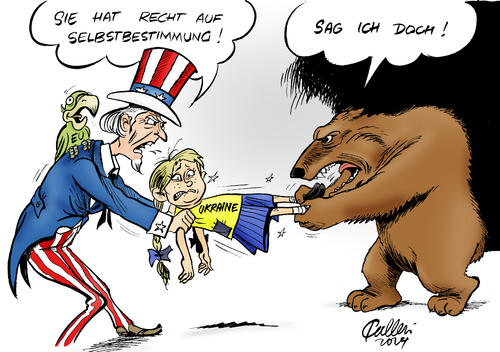 Cartoon: Zankapfel (medium) by Paolo Calleri tagged ukraine,russland,eu,krim,usa,krise,vertragstreue,recht,selbstbestimmung,referendum,kiew,übergangsregierung,karikatur,cartoon,paolo,calleri,ukraine,russland,eu,krim,usa,krise,vertragstreue,recht,selbstbestimmung,referendum,kiew,übergangsregierung,karikatur,cartoon,paolo,calleri