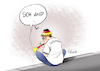 Cartoon: Schland (small) by Paolo Calleri tagged russland,welt,fussball,fifa,weltmeisterschaft,word,cup,russia,deutschland,dfb,elf,mannschaft,vorrunde,ausscheiden,weltmeister,fans,karikatur,cartoon,paolo,calleri