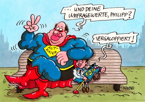 Cartoon: Altmaierman (medium) by RABE tagged altmaier,cdu,bundesumweltminister,umweltschutz,energie,energiewende,solarenergie,atomstrom,windkraft,rösler,philipp,fdp,bundeswirtschaftsminister,beliebtheit,beliebtheitsskala,umfrage,umfragewerte,liberale,bundesregierung,bank,superman,matrosenanzug,steckenpferd,endlager,bundeskabinett,kabinettsmitglieder