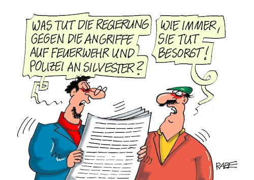 Cartoon: Angriffsfläche (medium) by RABE tagged neujahr,silvester,jahresbegin,jahresstart,prosit,neujahrsfeier,januar,rabe,ralf,böhme,cartoon,karikatur,pressezeichnung,farbcartoon,tagescartoons,polizei,feuerwehr,rettungskräfte,rettungssanitäter,angriff,angriffe,beschuss,gewalt,feuerwerkskörper,neujahr,silvester,jahresbegin,jahresstart,prosit,neujahrsfeier,januar,rabe,ralf,böhme,cartoon,karikatur,pressezeichnung,farbcartoon,tagescartoons,polizei,feuerwehr,rettungskräfte,rettungssanitäter,angriff,angriffe,beschuss,gewalt,feuerwerkskörper