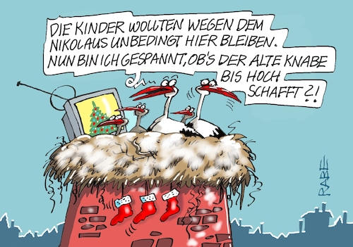 Cartoon: Ankunft ungewiss (medium) by RABE tagged weihnachten,weihnachtsmarkt,weihnachtsbaum,glühwein,weihnachtsgeschenke,rabe,ralf,böhme,cartoon,kariatur,pressezeichnung,farbcartoon,tagescartoon,markt,lichterkette,glühweinstand,nikolaus,nikolaustag,stiefel,knecht,ruprecht,geschenke,storch,störche,horst,storchennest,storchenhorst,weihnachten,weihnachtsmarkt,weihnachtsbaum,glühwein,weihnachtsgeschenke,rabe,ralf,böhme,cartoon,kariatur,pressezeichnung,farbcartoon,tagescartoon,markt,lichterkette,glühweinstand,nikolaus,nikolaustag,stiefel,knecht,ruprecht,geschenke,storch,störche,horst,storchennest,storchenhorst