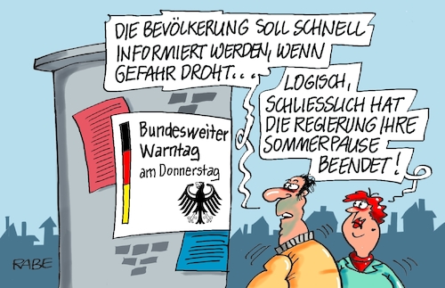 Cartoon: Bedrohungsgebärden (medium) by RABE tagged virus,corona,pandemie,coronakrise,rabe,ralf,böhme,cartoon,karikatur,pressezeichnung,farbcartoon,tagescartoon,viren,virenschutz,mundschutz,desinfektion,föderal,föderalismus,ländersache,bedrohung,gefahr,alarm,bevölkerungnotfall,warnung,warntag,sommerpause,ende,arsenal,warnmittel,app,sirene,warnapp,virus,corona,pandemie,coronakrise,rabe,ralf,böhme,cartoon,karikatur,pressezeichnung,farbcartoon,tagescartoon,viren,virenschutz,mundschutz,desinfektion,föderal,föderalismus,ländersache,bedrohung,gefahr,alarm,bevölkerungnotfall,warnung,warntag,sommerpause,ende,arsenal,warnmittel,app,sirene,warnapp