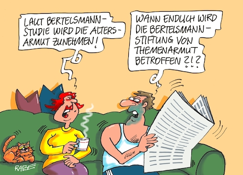 Cartoon: Bertelsmannstudie (medium) by RABE tagged altersarmut,alter,rentner,arm,rentenstelle,rabe,ralf,böhme,cartoon,karikatur,farbcartoon,pressezeichnung,tagescartoon,bertelsmann,studie,bertelsmannstiftung,armut,altersarmut,alter,rentner,arm,rentenstelle,rabe,ralf,böhme,cartoon,karikatur,farbcartoon,pressezeichnung,tagescartoon,bertelsmann,studie,bertelsmannstiftung,armut