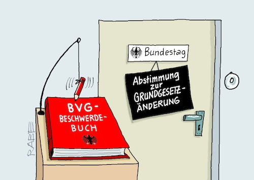 Cartoon: Beschwerdebuch (medium) by RABE tagged ampel,ampelregierung,rot,grün,gelb,fdp,spd,grüne,rabe,ralf,böhme,cartoon,karikatur,pressezeichnung,farbcartoon,tagescartoon,inflation,einkommen,rente,rentenpaket,bruch,streit,neuwahlen,karlsruhe,bvg,beschwerdebuch,schulden,schuldenpaket,grundgesetz,grundgesetzänderung,ampel,ampelregierung,rot,grün,gelb,fdp,spd,grüne,rabe,ralf,böhme,cartoon,karikatur,pressezeichnung,farbcartoon,tagescartoon,inflation,einkommen,rente,rentenpaket,bruch,streit,neuwahlen,karlsruhe,bvg,beschwerdebuch,schulden,schuldenpaket,grundgesetz,grundgesetzänderung