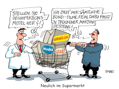 Cartoon: Bondfan (medium) by RABE tagged virus,corona,pandemie,coronakrise,rabe,ralf,böhme,cartoon,karikatur,pressezeichnung,farbcartoon,tagescartoon,viren,virenschutz,mundschutz,desinfektion,föderal,föderalismus,ländersache,kontaktsperre,ausgangsbeschränkungen,james,bond,geheimagent,majestät,königreich,null,sieben,martini,wodka,gordons,gin,lillet,blanc,streaming,netflix,bondfilme,dvd,blueray,virus,corona,pandemie,coronakrise,rabe,ralf,böhme,cartoon,karikatur,pressezeichnung,farbcartoon,tagescartoon,viren,virenschutz,mundschutz,desinfektion,föderal,föderalismus,ländersache,kontaktsperre,ausgangsbeschränkungen,james,bond,geheimagent,majestät,königreich,null,sieben,martini,wodka,gordons,gin,lillet,blanc,streaming,netflix,bondfilme,dvd,blueray