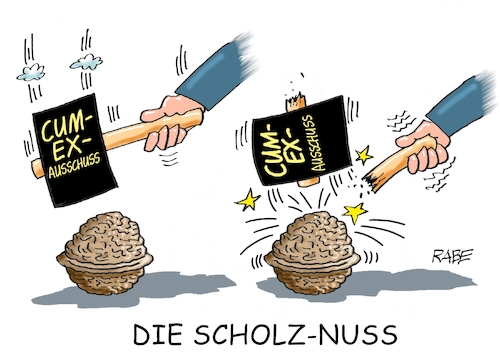 Cartoon: Bruchstückhaftes (medium) by RABE tagged cum,ex,wirecard,olaf,scholz,untersuchungsausschuß,rabe,ralf,böhme,cartoon,karikatur,pressezeichnung,farbcartoon,tagescartoon,betrug,vetternwirtschaft,eimer,ausschüttung,verantwortung,hammer,stiel,bruch,nuss,walnuss,scholznuss,cumexausschuss,ausschuss,cum,ex,wirecard,olaf,scholz,untersuchungsausschuß,rabe,ralf,böhme,cartoon,karikatur,pressezeichnung,farbcartoon,tagescartoon,betrug,vetternwirtschaft,eimer,ausschüttung,verantwortung,hammer,stiel,bruch,nuss,walnuss,scholznuss,cumexausschuss,ausschuss