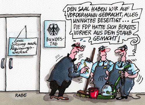 Cartoon: Bundestagssitzung (medium) by RABE tagged bundestagssitzung,bundestag,plenarsaal,bundestagspräsident,lammert,saal,vordermann,unnützes,fdp,liberale,staub,reinigungsfirma,rabe,ralf,böhme,cartoon,karikatur,pressezeichnung,farbcartoon,sitzung,regierungswechsel,koalitionsgespräche,scharzrot,gabriel,merkel,seehofer,csu,berlin,bundestagsgebäude,riesenhuber,abgeordnete,parlament,alterspräsident,bundestagssitzung,bundestag,plenarsaal,bundestagspräsident,lammert,saal,vordermann,unnützes,fdp,liberale,staub,reinigungsfirma,rabe,ralf,böhme,cartoon,karikatur,pressezeichnung,farbcartoon,sitzung,regierungswechsel,koalitionsgespräche,scharzrot,gabriel,merkel,seehofer,csu,berlin,bundestagsgebäude,riesenhuber,abgeordnete,parlament,alterspräsident