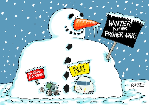 Cartoon: Damals war mehr Winter (medium) by RABE tagged winter,eis,schnee,glätte,schneefront,schneefall,schneeflocken,schneemänner,rabe,ralf,böhme,cartoon,karikatur,pressezeichnung,farbcartoon,tagescartoon,transparent,möhrennase,kohle,schneekolonne,winter,eis,schnee,glätte,schneefront,schneefall,schneeflocken,schneemänner,rabe,ralf,böhme,cartoon,karikatur,pressezeichnung,farbcartoon,tagescartoon,transparent,möhrennase,kohle,schneekolonne