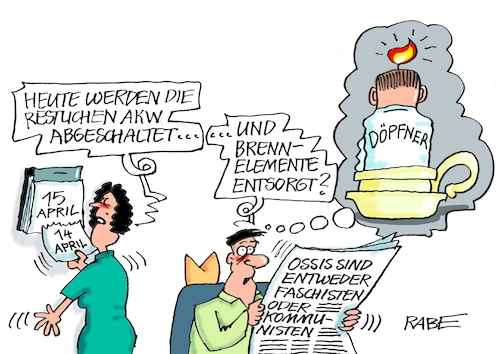 Cartoon: Döpfner (medium) by RABE tagged ossis,osten,faschisten,kommunisten,bild,döpfner,rabe,ralf,böhme,karikatur,pressezeichnung,farbcartoon,tagescartoon,atomausstieg,brennelemente,abschaltung,entsorgung,kerze,kerzenhalter,springer,springerchef,medienbericht,nachrichten,ossis,osten,faschisten,kommunisten,bild,döpfner,rabe,ralf,böhme,karikatur,pressezeichnung,farbcartoon,tagescartoon,atomausstieg,brennelemente,abschaltung,entsorgung,kerze,kerzenhalter,springer,springerchef,medienbericht,nachrichten