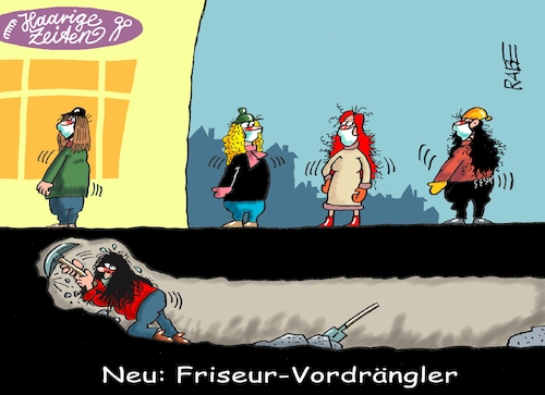 Cartoon: Drängler (medium) by RABE tagged friseur,friseurtermin,haarschneider,impftermin,drängler,vordrängler,impfvordrängler,friseurvordrängler,rabe,ralf,böhme,cartoon,kaarikatur,pressezeichnung,farbcartoon,tagescartoon,corona,lockdown,lockerungen,länderchefs,merkel,rki,fallzahlen,shutdown,friseur,friseurtermin,haarschneider,impftermin,drängler,vordrängler,impfvordrängler,friseurvordrängler,rabe,ralf,böhme,cartoon,kaarikatur,pressezeichnung,farbcartoon,tagescartoon,corona,lockdown,lockerungen,länderchefs,merkel,rki,fallzahlen,shutdown