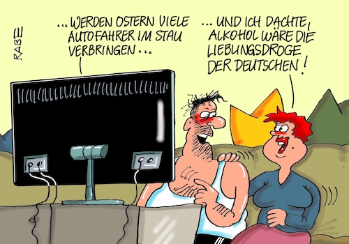 Cartoon: Drogensüchtige (medium) by RABE tagged ostern,osterferien,osterreiseverkehr,osterhasen,ostereier,schulferien,osterurlaub,rabe,ralf,böhme,cartoon,karikatur,pressezeichnung,farbcartoon,tagescartoon,autobahnen,autofahrer,stau,drogen,drogensüchtige,alkohol,rauschgift,computerspiele,ostern,osterferien,osterreiseverkehr,osterhasen,ostereier,schulferien,osterurlaub,rabe,ralf,böhme,cartoon,karikatur,pressezeichnung,farbcartoon,tagescartoon,autobahnen,autofahrer,stau,drogen,drogensüchtige,alkohol,rauschgift,computerspiele