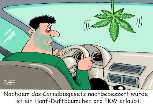 Cartoon: Duftbaum (medium) by RABE tagged cannabis,cannabisfreigabe,cannabisgesetz,legalisierung,hanf,joint,drogen,karl,lauterbach,gesetz,polizei,behörden,länder,gras,katzen,katzengras,töpfe,pflanzen,kontrolle,nachbesserung,pkw,autofahrer,duftbaum,duftbäumchen,cannabis,cannabisfreigabe,cannabisgesetz,legalisierung,hanf,joint,drogen,karl,lauterbach,gesetz,polizei,behörden,länder,gras,katzen,katzengras,töpfe,pflanzen,kontrolle,nachbesserung,pkw,autofahrer,duftbaum,duftbäumchen