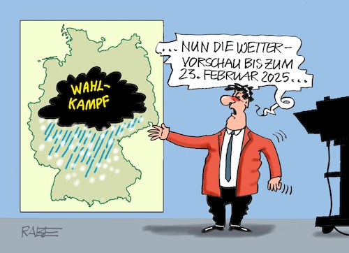 Cartoon: Dunkler Wahlkampf (medium) by RABE tagged ampel,ampelregierung,rot,grün,gelb,fdp,spd,grüne,rabe,ralf,böhme,cartoon,karikatur,pressezeichnung,farbcartoon,tagescartoon,inflation,einkommen,rente,rentenpaket,bruch,streit,neuwahlen,wahlkampf,wahltermin,vertrauensfrage,kanzlerkandidatur,wahlwerbung,tv,wetter,wetterkarte,wetterbericht,wettervorschau,jörg,kachelmann,wetteraussichten,wolke,schauer,schnee,unwetter,februar,ampel,ampelregierung,rot,grün,gelb,fdp,spd,grüne,rabe,ralf,böhme,cartoon,karikatur,pressezeichnung,farbcartoon,tagescartoon,inflation,einkommen,rente,rentenpaket,bruch,streit,neuwahlen,wahlkampf,wahltermin,vertrauensfrage,kanzlerkandidatur,wahlwerbung,tv,wetter,wetterkarte,wetterbericht,wettervorschau,jörg,kachelmann,wetteraussichten,wolke,schauer,schnee,unwetter,februar