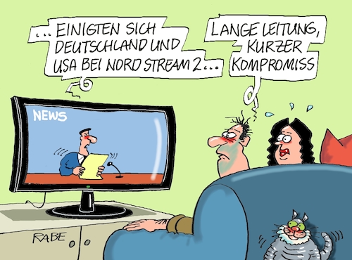 Cartoon: Durch die Röhre gesagt (medium) by RABE tagged merkel,bundeskanzlerin,reden,regierungserklärungen,eu,gipfel,rabe,ralf,böhme,cartoon,karikatur,pressezeichnung,farbcartoon,tagescartoon,nord,stream,zwei,pipeline,erdgas,putin,polen,ukraine,kompromiss,einigung,leitung,gasleitung,merkel,bundeskanzlerin,reden,regierungserklärungen,eu,gipfel,rabe,ralf,böhme,cartoon,karikatur,pressezeichnung,farbcartoon,tagescartoon,nord,stream,zwei,pipeline,erdgas,putin,polen,ukraine,kompromiss,einigung,leitung,gasleitung