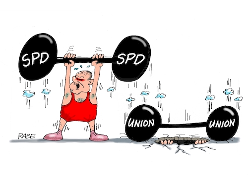 Cartoon: Durchbruch (medium) by RABE tagged bundestagswahl,wahlkampf,osten,ddr,ostbeauftragter,bundesregierung,recht,rabe,ralf,böhme,cartoon,karikatur,pressezeichnung,farbcartoon,tagescartoon,kanzleramt,laschet,gartenzwergvolaf,scholz,umfragewerte,umfragetief,gewicht,gewichtheber,hantel,kraftsport,durchbruch,absturz,versenkung,bundestagswahl,wahlkampf,osten,ddr,ostbeauftragter,bundesregierung,recht,rabe,ralf,böhme,cartoon,karikatur,pressezeichnung,farbcartoon,tagescartoon,kanzleramt,laschet,gartenzwergvolaf,scholz,umfragewerte,umfragetief,gewicht,gewichtheber,hantel,kraftsport,durchbruch,absturz,versenkung