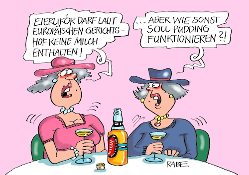 Cartoon: Eierlikör (medium) by RABE tagged eugh,gerichtshof,brüssel,gesetz,beschluß,urteil,geldbuße,rabe,ralf,böhme,cartoon,karikatur,pressezeichnung,farbcartoon,tagescartoon,eier,eierlikör,milch,pudding,puddingpulver,eugh,gerichtshof,brüssel,gesetz,beschluß,urteil,geldbuße,rabe,ralf,böhme,cartoon,karikatur,pressezeichnung,farbcartoon,tagescartoon,eier,eierlikör,milch,pudding,puddingpulver