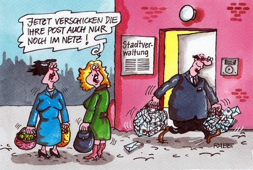 Cartoon: Elektronische Post (medium) by RABE tagged mailbox,gemeinde,postfach,brieffach,absender,surfer,email,postausgang,posteingang,farbcartoon,pressezeichnung,karikatur,cartoon,böhme,ralf,rabe,tastatur,briefumschlag,senden,mail,behörde,amt,computer,maus,klick,brieftaube,brief,nachricht,post,netz,internet,büro,stadtverwaltung,stadt,stadt,stadtverwaltung,büro,internet,netz,post,nachricht,brief,brieftaube,klick,maus,computer,amt,behörde,mail,senden,briefumschlag,tastatur,rabe,ralf,böhme,cartoon,karikatur,pressezeichnung,farbcartoon,posteingang,postausgang,email,surfer,absender,brieffach,postfach,gemeinde,mailbox