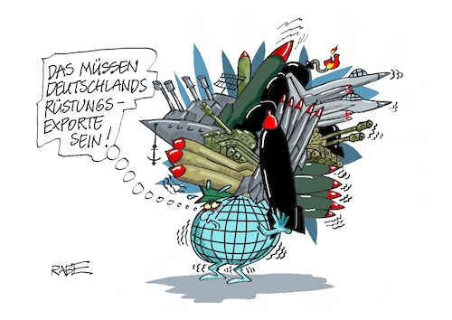 Cartoon: Erdüberlastung (medium) by RABE tagged ampelregierung,scholz,spd,grüne,fdp,lindner,kinder,kindergrundsicherung,rabe,ralf,böhme,cartoon,karikatur,pressezeichnung,farbcartoon,tagescartoon,hausmeister,ohren,zähne,waffenexporte,waffenlieferungen,waffenindustrie,steigerung,welt,erde,erdkugel,überlastung,gewicht,panzer,schiffe,bomben,raketen,ampelregierung,scholz,spd,grüne,fdp,lindner,kinder,kindergrundsicherung,rabe,ralf,böhme,cartoon,karikatur,pressezeichnung,farbcartoon,tagescartoon,hausmeister,ohren,zähne,waffenexporte,waffenlieferungen,waffenindustrie,steigerung,welt,erde,erdkugel,überlastung,gewicht,panzer,schiffe,bomben,raketen