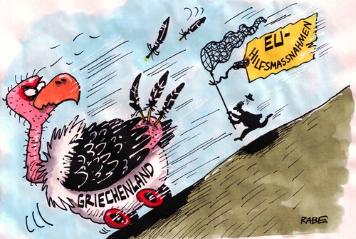 Cartoon: Eulen nach Athen (medium) by RABE tagged pleite,staatsverschuldung,haushaltsloch,haushaltskürzungen,einsparungen,steuerzahler,euro,krise,brüssel,finanzminister,schäuble,cdu,kanzlerin,merkel,bundesregierung,außenminister,hilfsmaßnahmen,rettungspaket,rettungschirm,hilfspaket,irland,griechenland,athen,portugal,spanien,italien,staatengemeinschaft,unterstützung,finanzdecke,pleitegeier,pleite,staatsverschuldung,haushaltsloch,haushaltskürzungen,einsparungen,steuerzahler,euro,krise,brüssel,merkel,kanzlerin,cdu,schäuble,finanzminister