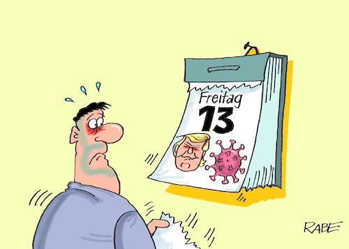 Cartoon: Freitag der Dreizehnte (medium) by RABE tagged corona,bildung,bildungsminister,kanzleramt,bildungskonferenz,lehrerkonferenz,laptop,ausstatung,digitalisierung,bildungsmonitor,internetzugan,wlan,aufwachen,trump,präsidentschaftswahl,biden,republikaner,kalender,abreisskalender,freitag,aberglaube,dreizehnte,fallzahlen,corona,bildung,bildungsminister,kanzleramt,bildungskonferenz,lehrerkonferenz,laptop,ausstatung,digitalisierung,bildungsmonitor,internetzugan,wlan,aufwachen,trump,präsidentschaftswahl,biden,republikaner,kalender,abreisskalender,freitag,aberglaube,dreizehnte,fallzahlen