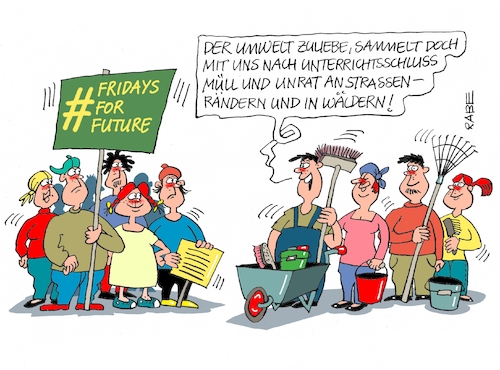 Cartoon: Fridays for Future (medium) by RABE tagged feinstaub,feinstaubdiskussion,diesel,diesefahrverbot,innenstädte,vw,abgasnormen,rabe,ralf,böhme,cartoon,karikatur,pressezeichnung,farbcartoon,tagescartoon,lunge,lungenflügel,flügelkämpfe,lungenärzte,friday,for,future,umwelt,umweltaktivisten,demo,schülerdemos,schulschwänzer,unterrichtsausfall,straßenränder,müll,unrat,wälder,feinstaub,feinstaubdiskussion,diesel,diesefahrverbot,innenstädte,vw,abgasnormen,rabe,ralf,böhme,cartoon,karikatur,pressezeichnung,farbcartoon,tagescartoon,lunge,lungenflügel,flügelkämpfe,lungenärzte,friday,for,future,umwelt,umweltaktivisten,demo,schülerdemos,schulschwänzer,unterrichtsausfall,straßenränder,müll,unrat,wälder