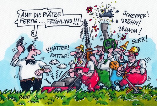 Frühlingsanfang By RABE | Media & Culture Cartoon | TOONPOOL