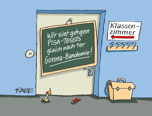 Cartoon: Gegen Pisa (medium) by RABE tagged corona,kliniken,intensivbetten,überbelegung,op,operationen,omikron,boosterimpfung,coronamaßnahmen,coronakurs,lockerungen,märz,freedomday,gewässer,sicher,karl,lauterbach,pisa,pisatest,schulklasse,schüler,lehrer,klassenzimmer,coronapandemie,dagegen,corona,kliniken,intensivbetten,überbelegung,op,operationen,omikron,boosterimpfung,coronamaßnahmen,coronakurs,lockerungen,märz,freedomday,gewässer,sicher,karl,lauterbach,pisa,pisatest,schulklasse,schüler,lehrer,klassenzimmer,coronapandemie,dagegen