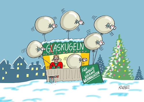 Cartoon: Geschäftsidee (medium) by RABE tagged gas,gassparen,gasnotstand,gasgeben,sanktionen,gasspeicher,gasheizung,rabe,ralf,böhme,cartoon,karikatur,pressezeichnung,farbcartoon,tagescartoon,robert,habeck,putin,ukrainekrieg,wumms,doppelwumms,gaskugel,glaskugel,weihnachtsmarkt,stand,verkaufsstand,bude,weihnachten,thermostat,ballon,gasballon,weihnachtsfest,wärme,geborgenheit,gas,gassparen,gasnotstand,gasgeben,sanktionen,gasspeicher,gasheizung,rabe,ralf,böhme,cartoon,karikatur,pressezeichnung,farbcartoon,tagescartoon,robert,habeck,putin,ukrainekrieg,wumms,doppelwumms,gaskugel,glaskugel,weihnachtsmarkt,stand,verkaufsstand,bude,weihnachten,thermostat,ballon,gasballon,weihnachtsfest,wärme,geborgenheit