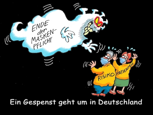 Cartoon: Gespenstisches (medium) by RABE tagged corona,kliniken,intensivbetten,überbelegung,op,operationen,omikron,boosterimpfung,coronamaßnahmen,coronakurs,lockerungen,märz,freedomday,schutzmaßnahmen,maskenpflicht,risikopatienten,geist,gespenst,geisterstunde,karl,lauterbach,aufhebung,inzidenzwerte,infektionszahlen,corona,kliniken,intensivbetten,überbelegung,op,operationen,omikron,boosterimpfung,coronamaßnahmen,coronakurs,lockerungen,märz,freedomday,schutzmaßnahmen,maskenpflicht,risikopatienten,geist,gespenst,geisterstunde,karl,lauterbach,aufhebung,inzidenzwerte,infektionszahlen