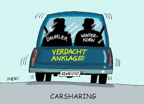 Cartoon: Geteiltes Leid ist halbes Leid (medium) by RABE tagged feinstaub,feinstaubdiskussion,diesel,diesefahrverbot,innenstädte,vw,abgasnormen,rabe,ralf,böhme,cartoon,karikatur,pressezeichnung,farbcartoon,tagescartoon,winterkorn,exchef,daimler,anklage,verdacht,schummelsoftware,car,carsharing,staatsanwalt,staatsanwaltschaft,braunschweig,leid,feinstaub,feinstaubdiskussion,diesel,diesefahrverbot,innenstädte,vw,abgasnormen,rabe,ralf,böhme,cartoon,karikatur,pressezeichnung,farbcartoon,tagescartoon,winterkorn,exchef,daimler,anklage,verdacht,schummelsoftware,car,carsharing,staatsanwalt,staatsanwaltschaft,braunschweig