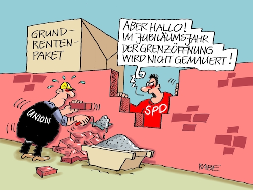 Cartoon: Grunzrente (medium) by RABE tagged altersarmut,alter,rentner,arm,rentenstelle,rabe,ralf,böhme,cartoon,karikatur,farbcartoon,pressezeichnung,tagescartoon,bertelsmann,studie,bertelsmannstiftung,armut,grundrente,union,cdu,bedarfsprüfung,grundrentendisskusion,grundrentenpaket,spd,mauern,mauerfall,jubiläum,verhandlungen,mauerdurchbruch,altersarmut,alter,rentner,arm,rentenstelle,rabe,ralf,böhme,cartoon,karikatur,farbcartoon,pressezeichnung,tagescartoon,bertelsmann,studie,bertelsmannstiftung,armut,grundrente,union,cdu,bedarfsprüfung,grundrentendisskusion,grundrentenpaket,spd,mauern,mauerfall,jubiläum,verhandlungen,mauerdurchbruch