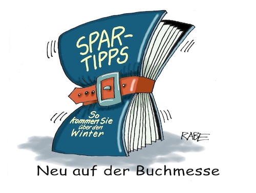 Cartoon: Gürtel enger schnallen (medium) by RABE tagged buchmesse,frankfurt,leipzig,bücher,literatur,fachbücher,messestand,leser,rabe,ralf,böhme,cartoon,karikatur,pressezeichnung,farbcartoon,tagescartoon,spartipps,sparbuch,praxisbuch,winter,gürtel,buchmesse,frankfurt,leipzig,bücher,literatur,fachbücher,messestand,leser,rabe,ralf,böhme,cartoon,karikatur,pressezeichnung,farbcartoon,tagescartoon,spartipps,sparbuch,praxisbuch,winter,gürtel